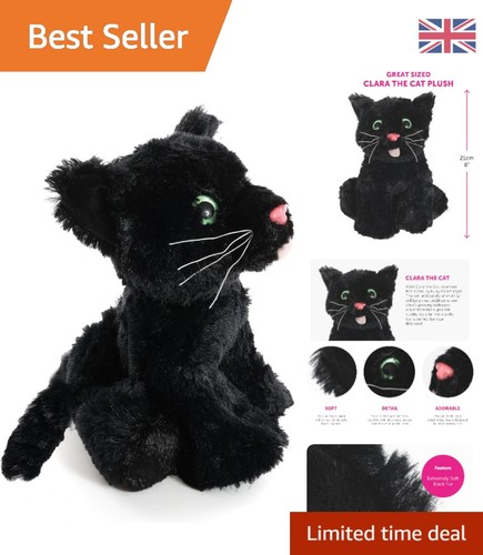 Clara the plush black cat - clara,