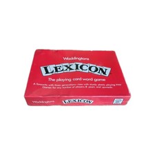 Vintage 1977 LEXICON Word Card