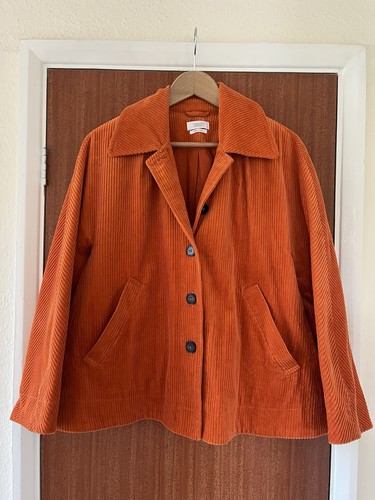 Toast orange cord jacket size - toast,