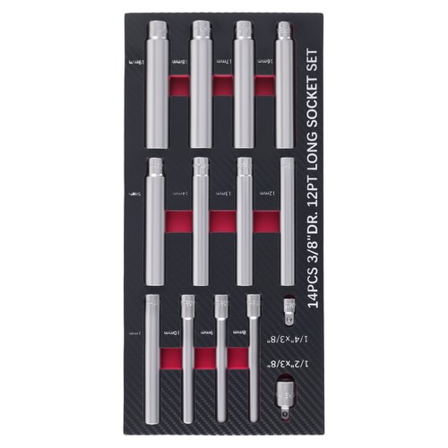 14pc 120mm extra deep - 120mm, socket