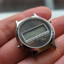 Quartz LCD NOS Watch, Branded