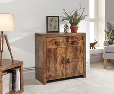Jakarta Compact Sideboard Mango Adjustable Shelving Storage Chest Cabinets