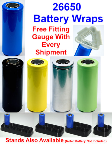 26650 battery wraps - 26650,