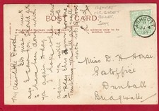 Ashcott 1907 Single Circle Postmark Nr Street on Little Children Song pc AM968