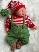 BABY KNITTING PATTERNS DK 89 BUDDY BABY OR REBORN DOLLS PRECIOUS NEWBORN KNITS