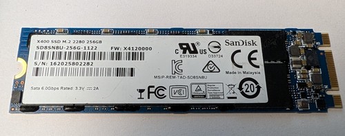 256 sata 0 gbps - 256,