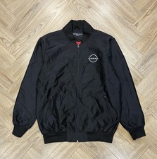 Nissan Smyrna Pride Full Zip Lightweight Black Bomber Jacket Men’s L
