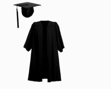 ADULT GRADUATION GOWN BLACK