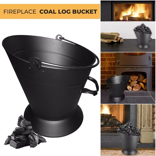 Black coal log - black,