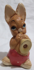 Vintage Pendelfin Rabbit 'Phumf' in red