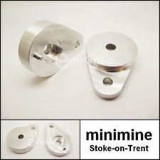 Classic Mini Front Subframe Pear Solid Mounting ALLOY PAIR C-STR641 teardrop