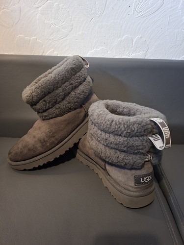 Grey ugg mini fluffy - ugg,