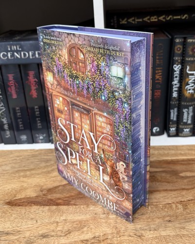 Stay for spell - for, by