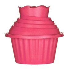 3Pc Hot Pink Giant Cupcake Set