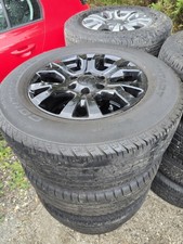 4 * 18” Ford Ranger Wildtrack black alloy wheels EB3C-1007-F2A + 265/60/18 +TPMS