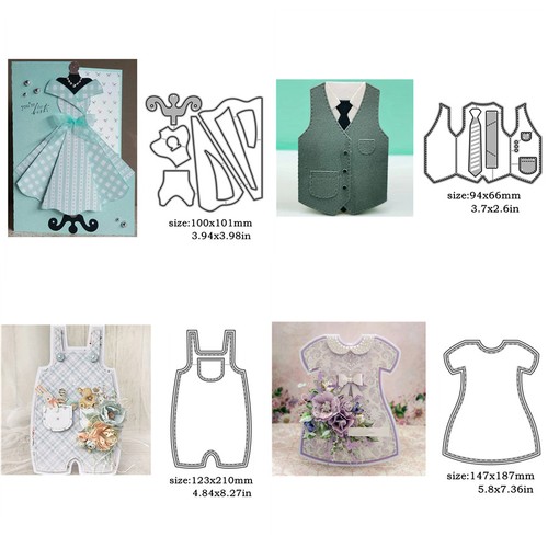 Dress vest metal cutting - dress,