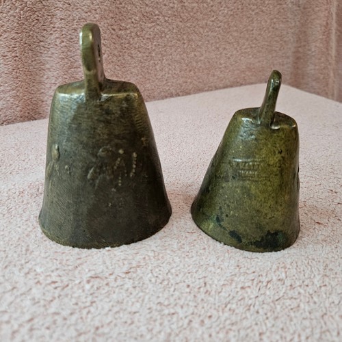 Set two antique primitive - of,