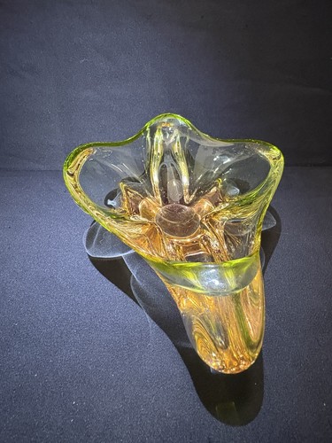 Vintage chribska glass bowl - chribska,