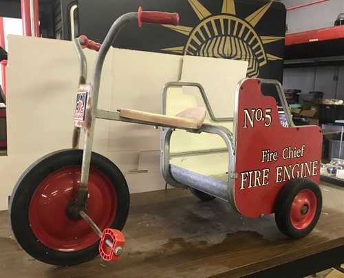 Vintage child silver rider - child's,