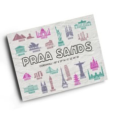 A4 PRINT - Praa Sands