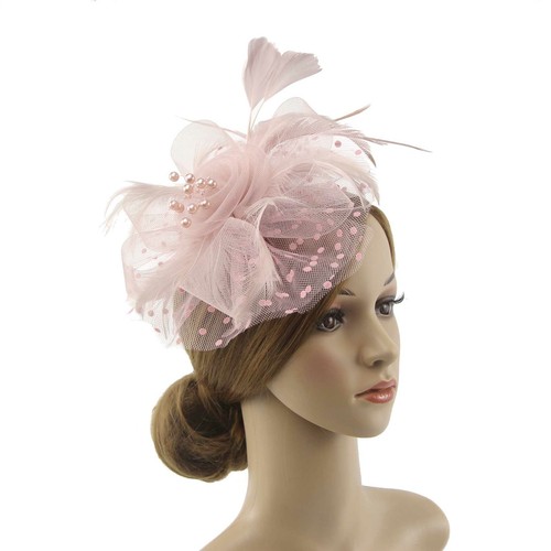 Feather hair fascinator - hair, alice
