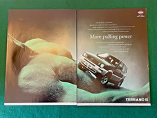 NISSAN TERRANO II 1997 POSTER ADVERT A4 X 2 FILE T