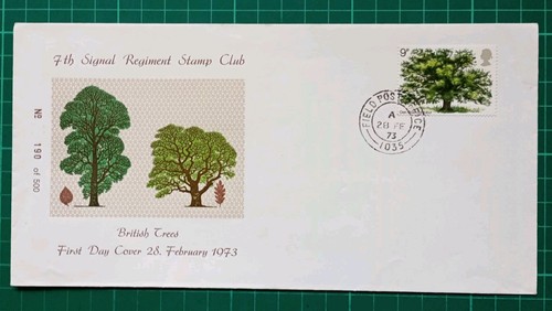 1973 tree oak - tree, signal