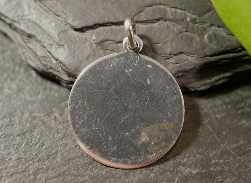 925 silver pendant - silver, tag
