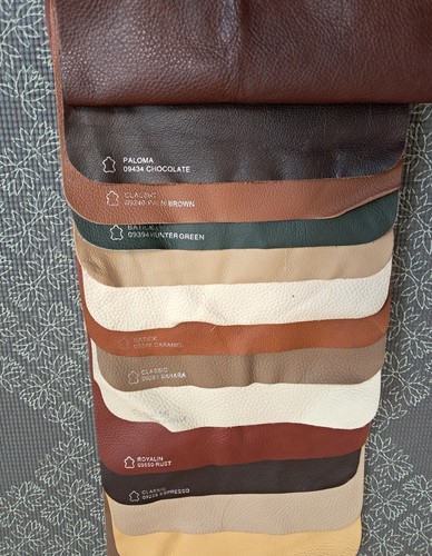 Leather samples various - leather,