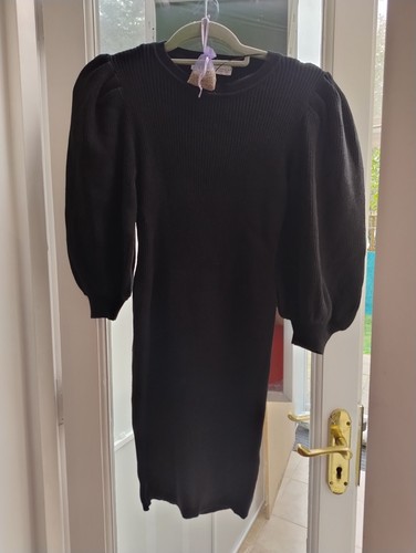 Zara black jumper dress - size, m