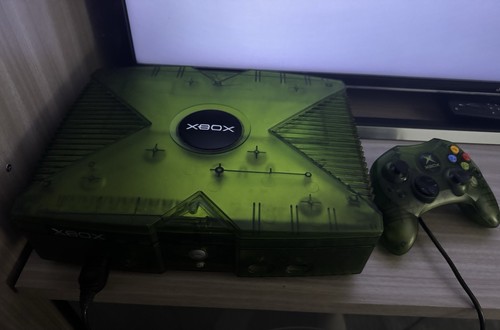 Microsoft xbox original green - xbox,
