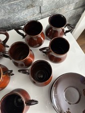 Vintage Brown Glazed Coffee