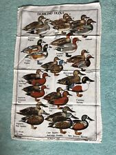 Ulster The Wildfowl Trust Dabbling Ducks Souvenir Tea Towels