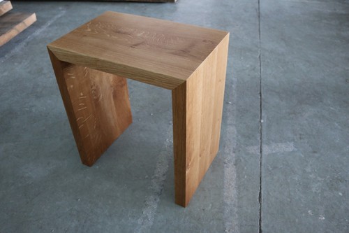 Designer stool oak solid wood - designer,