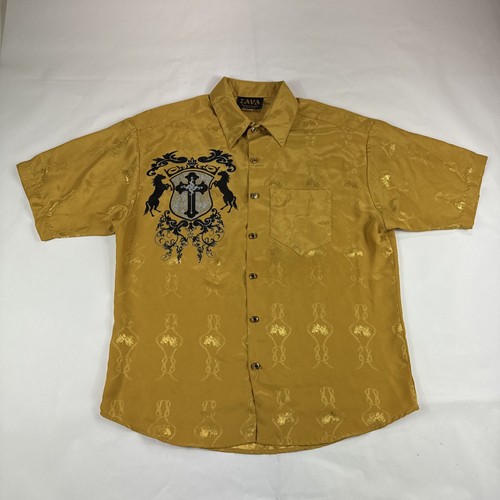 Vtg zava shirt mens - sz, m