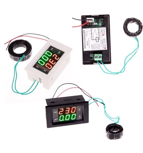 Digital ammeter voltmeter - ac,