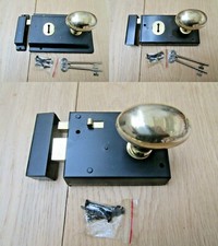 Rim Lock Door Knob Handle Sets