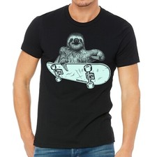 Sloth Riding A Skateboard