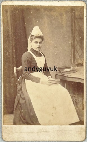 Cdv maid uniform boyer - maid, in
