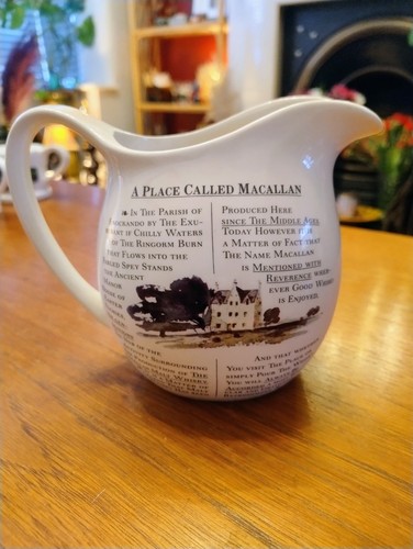Macallan water whisky jug - water,