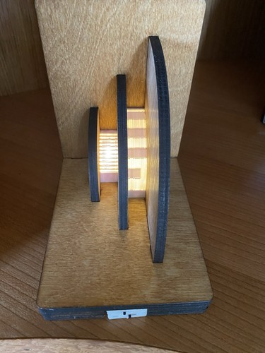 Art deco wood book - art,