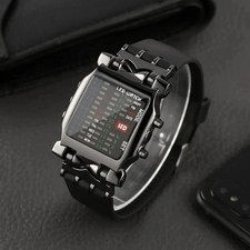 Binary led display watch - led,