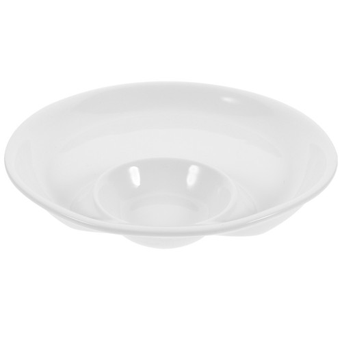 Divided soup sandwich plate - divided,