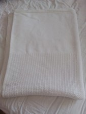 White cellular blanket double size