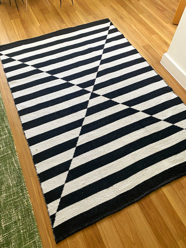 Next black white geometric - black, &