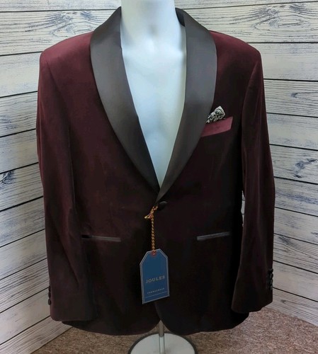 Joules burgundy red velvet - joules,