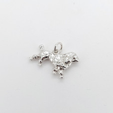 Sterling Silver Poodle Dog