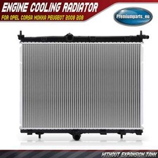 Engine Coolant Radiator for Opel Corsa Mokka Peugeot 2008 208 19-24 9825333380