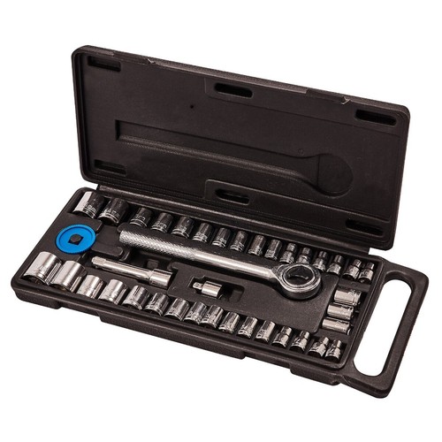 Amtech piece socket set - amtech, 40-piece