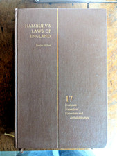 Halsburys Laws of England Fourth Edition - Various Volumes / Books